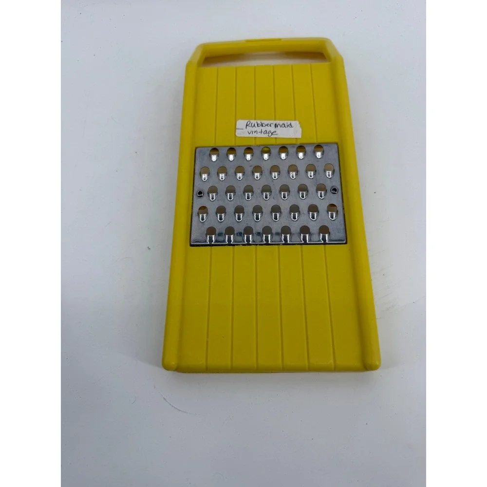 Rubbermaid Vintage Cheese Grater Shredder Yellow 3085 Retro‎ Kitchen Tool